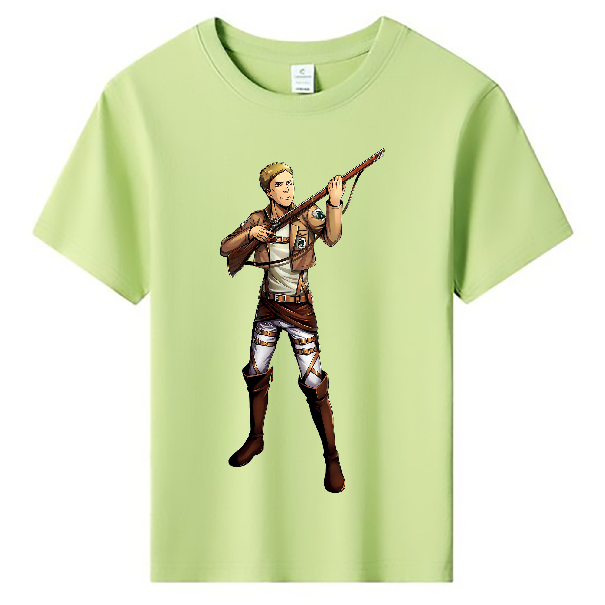 （画像用） 進撃の巨人 Attack on Titan 綿100％キッズTシャツ（フロントプリント）